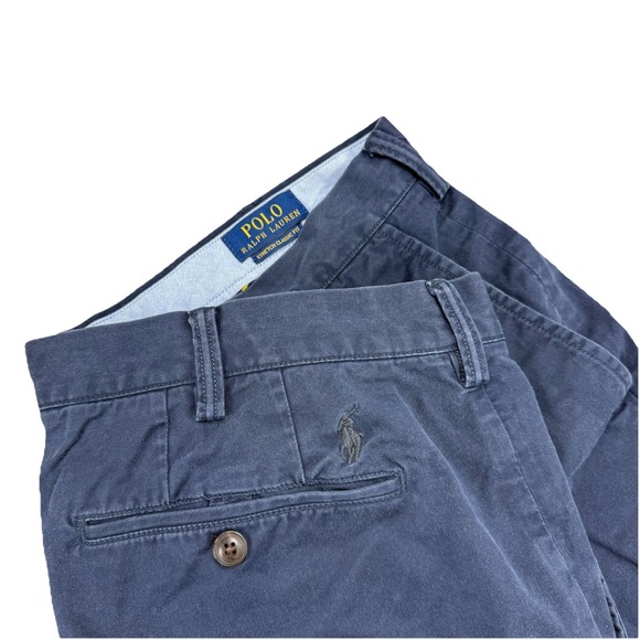 Polo Ralph Lauren Men's Stretch Classic Fit 6"‎ Chino Shorts 38 navy - Picture 1 of 9